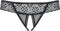 Obsessive Shibu Open Kruis String - Erotisch Onderbroek - Maat S/M - Zwart