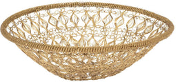 FILO - Ronde Fruitmand - Metaal - Goud - 34x34x10 cm