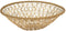 FILO - Ronde Fruitmand - Metaal - Goud - 34x34x10 cm