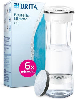 Filterfles - BRITA - Grafietwit - Inclusief 6 MicroDisc-filters