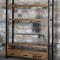 Livingfurn - TV Meubel TV- Nairobi High 150 cm - Mangohout / Gecoat Staal