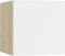 vidaXL - Tv-wandmeubelen - 2 - st - 30,5x30x30 - cm - wit - en - sonoma - eikenkleurig