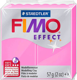 FIMO effect - ovenhardende boetseerklei standaard blokje 57 g - neon fuchsia