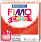 FIMO kids 8030 - ovenhardende boetseerklei - blokje 42 g - rood
