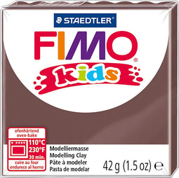 FIMO kids boetseerklei 42 g bruin