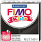 FIMO kids boetseerklei 42 g zwart