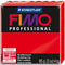 FIMO professional - ovenhardende, professionele boetseerklei blok 85 g - primair rood