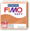 FIMO soft 8020 - ovenhardende boetseerklei - standaard blokje 57g - cognac