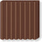 FIMO soft 8020 - ovenhardende boetseerklei - standaard blokje 57g - Chocolade