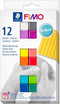 FIMO soft - ovenhardende boetseerklei - colour pack - 12 brilliant colours