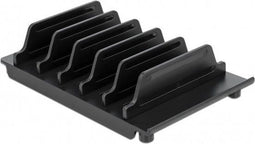 DeLOCK - Standaard voor 6 tablets en/of smartphones - Anti-slip onderzijde - Zwart