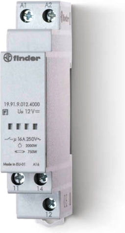 Finder 19.91.9.024.4000 Relais Schakelstroom (max.): 16 A 1x wisselcontact 1 stuk(s)
