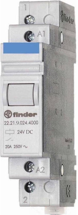 Finder 22.21.9.012.4000 Industrieel relais Nominale spanning: 12 V/DC Schakelstroom (max.): 20 A 1x NO 1 stuk(s)