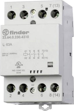 Finder 22.44.0.230.4717 Installatiezekeringautomaat 3x NO, 1x NC 230 V/AC, 240 V/AC 1 stuk(s)