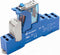 Finder 4C.52.9.024.0050 Relaismodule Nominale spanning: 24 V/DC Schakelstroom (max.): 8 A 2x wisselcontact 1 stuk(s)