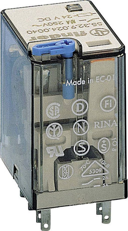 Finder 55.32.9.048.0090 Steekrelais 48 V/DC 10 A 2x wisselcontact 10 stuk(s)