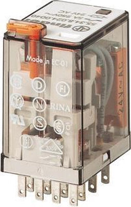 Finder 55.34.9.024.0094 Steekrelais 24 V/DC 7 A 4x wisselcontact 1 stuk(s)