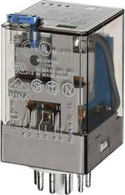 Finder 60.13.9.024.0070 Steekrelais 24 V/DC 10 A 3x wisselcontact 1 stuk(s)