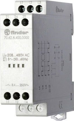 Finder 70.62.8.400.0000 Bewakingsrelais 170 - 520 V/AC 2x wisselcontact 1 stuk(s)