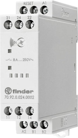 Finder 70.92.0.024.0002 Thermistor-motorbeveiligingsrelais 24 V/AC 2x wisselcontact 1 stuk(s)
