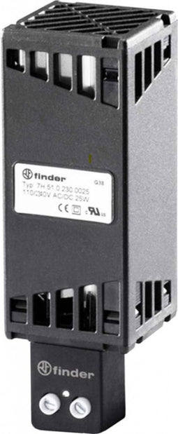 Finder 7H.51.0.230.0025 Verwarming 110 - 230 V 25 W (l x b x h) 125 x 41 x 41 mm 1 stuk(s)