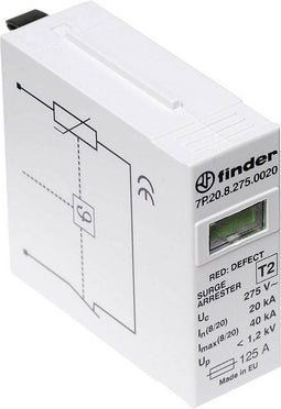 Finder 7P.20.8.275.0020 7P.20.8.275.0020 Insteekbare overspanningsafleider Overspanningsbeveiliging voor: Verdeelkast 2