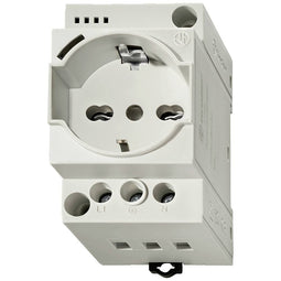 Finder 7U.00.8.230.0000 Schakelkastcontactdoos Grijs (RAL 7035) 1 stuk(s)