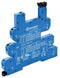 Finder 93.66.8.230 Relaissocket Met houderbeugel, Met LED, Met EMC-ontstoringsschakeling Geschikt voor serie: Finder se