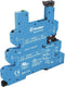 Finder 93.66.8.230 Relaissocket Met houderbeugel, Met LED, Met EMC-ontstoringsschakeling Geschikt voor serie: Finder se