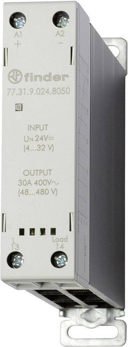 Finder Halfgeleiderrelais 77.31.9.024.8050 30 A Schakelspanning (max.): 480 V/AC Schakelend bij overbelasting 1 stuk(s)