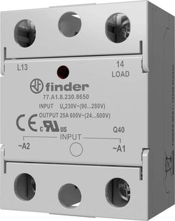 Finder Halfgeleiderrelais 77A182308650 25 A Schakelspanning (max.): 660 V/AC Schakelend bij overbelasting 1 stuk(s)