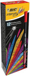 Fineliner Bic Intensity 0.4mm rood | 12 stuks