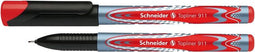 Fineliner schneider topliner 911 0.4mm rood | 10 stuks