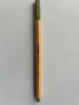 Fineliner stabilo point 88/35 f mosgroen