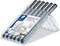 Fineliner Staedtler Pigment 308 zwart set 4+2 gratis | 16 stuks