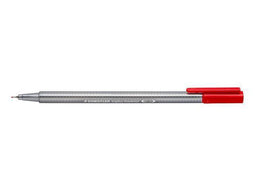 Fineliner staedtler triplus 334 0.3mm rood | 10 stuks