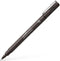 Fineliner uni-ball pin 0.1mm donkergrijs | 12 stuks