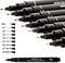Permanente markeerstift Uni-Ball PIN03-200(S) Zwart (12 Stuks)
