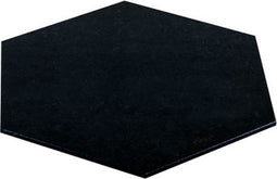 Finest by ATMK - UTRECHT - Duurzaam & vaatwasserbestendig - borrelplank, snijplank en serveerplank - zeshoek - bruin - 28,5x33cm