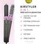 Fineza Airstyler Krultang 5 in 1 Multi Styler - Föhnborstel - Krulborstel - Kort & Lang Haar - Hairwrap - Multistyler - Heteluchtborstel - Hairstyler - Haarstyler - Zilver