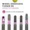 Fineza Airstyler Krultang 5 in 1 Multi Styler - Föhnborstel - Krulborstel - Kort & Lang Haar - Hairwrap - Multistyler - Heteluchtborstel - Hairstyler - Haarstyler - Zilver