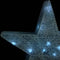 vidaXL - Kerstdecoratiesterren - 3 - st - LED - buiten - binnen - mesh - zilverkleurig