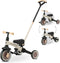 Qplay Stager - Driewieler 3-in-1 - Opvouwbaar - Bruin