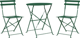 FIORI - Bistroset voor 2 - Donkergroen - Staal