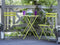 FIORI - Bistroset voor 2 - Groen/Geel - Staal