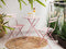 FIORI - Bistroset voor 2 - Pastelroze - Staal