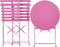 FIORI - Bistroset voor 2 - Roze - Staal