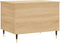 vidaXL - Salontafel - 60x44,5x45 - cm - bewerkt - hout - sonoma - eikenkleurig