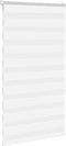 vidaXL - Zebra - rolgordijn - 90x150 - cm - stofbreedte - 85,9 - cm - polyester - wit