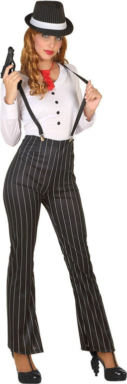 Gangster Outfit Dames Barker - Maat XL